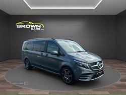 Grey Used 2023 Mercedes V220 AMG line MPV | £59,995 (A bit pricey)