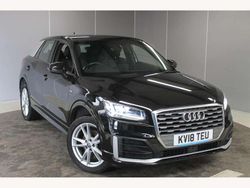 Black Used 2018 Audi Q2 S-Line SUV | £11,795 (Fair price)