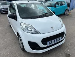 White Used 2014 Peugeot 107 Access Hatchback | £4,499 (Fair price)