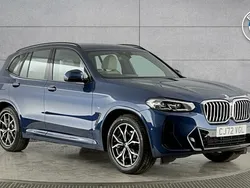 Blue Used 2022 BMW X3 M Sport SUV | £32,450 (Fair price)