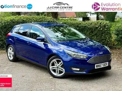 Blue Used 2017 Ford Focus Zetec Hatchback | £5,575 (Fair price)