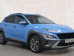 Blue Used 2022 Hyundai Kona Premium SUV | £15,991 (Fair price)
