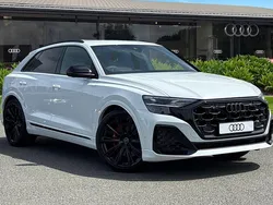 White New 2025 Audi SQ8 Black Edition SUV | £87,600 (A bit pricey)
