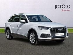 White Used 2020 Audi Q7 Sport SUV | £31,500 (Good price)