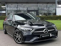 Black Used 2024 Mercedes C200 AMG Line Premium Plus Sedan | £37,200
