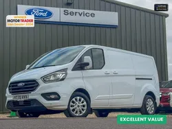 White Used 2020 Ford Transit Custom Limited Van | £14,694 (Fair price)