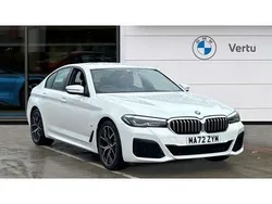 White Used 2022 BMW 520 M Sport Sedan | £29,999 (Fair price)