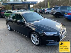 Black Used 2017 Audi A4 S-Line Sedan | £9,488 (Fair price)