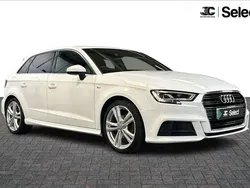 White Used 2018 Audi A3 S-Line Hatchback | £13,900 (Good price)