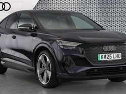 Mauve/purple Used 2025 Audi Q4 e-tron Black Edition SUV | £37,630 (Super price)