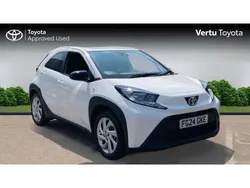 White Used 2024 Toyota Aygo PURE Hatchback | £12,559 (Fair price)