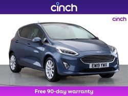 Blue Used 2019 Ford Fiesta Titanium X Hatchback | £9,449 (Fair price)