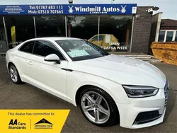 White Used 2017 Audi A5 S-Line Coupe | £11,950 (Fair price)