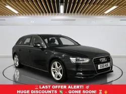 Black Used 2015 Audi A4 S-Line Estate | £11,949