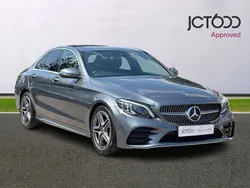 Grey Used 2021 Mercedes C220 AMG Line Premium Sedan | £21,500 (Fair price)