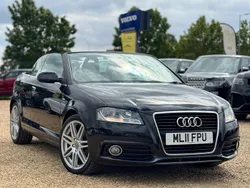 Black Used 2011 Audi A3 Cabriolet S-Line Cabriolet | £6,479 (Fair price)