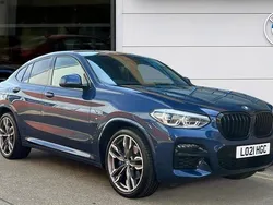 Blue Used 2021 BMW X4 M Sport SUV | £38,800 (Fair price)
