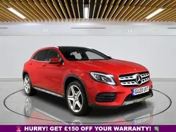 Red Used 2020 Mercedes GLA200 AMG line SUV | £16,849 (Fair price)