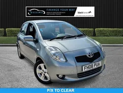 Silver Used 2008 Toyota Yaris Hatchback | £2,495 (Fair price)