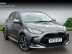 White Used 2022 Toyota Yaris Hybrid Design Hatchback | £17,836 (Fair price)