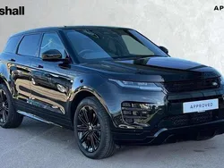 Santorini black Used 2025 Land Rover Range Rover evoque SE Dynamic SUV | £39,990 (Expensive)