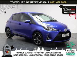 Blue Used 2017 Toyota Yaris Design Hatchback | £11,480 (Fair price)