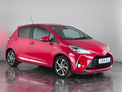 Red Used 2018 Toyota Yaris Hybrid Hatchback | £11,300 (Fair price)