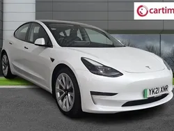 White Used 2021 Tesla Model 3 Long Range Sedan | £23,100 (Expensive)