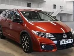 Red Used 2017 Honda Civic Sport Estate | £9,850 (Fair price)