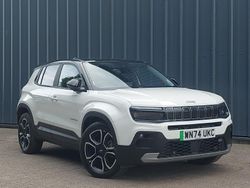White Used 2024 Jeep Avenger EV Summit SUV | £20,698 (A bit pricey)