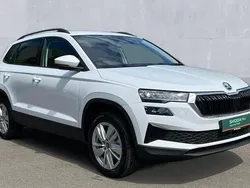 Moon white metallic New 2025 Skoda Karoq SE SUV | £25,290 (A bit pricey)