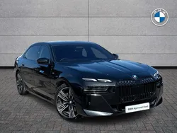 Black sapphire metallic paint Used 2023 BMW 750e M Sport Sedan | £67,990 (Super price)