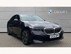 Black New 2025 BMW 520 M Sport Sedan | £43,950