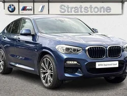 Blue Used 2019 BMW X4 M Sport SUV | £33,286 (A bit pricey)