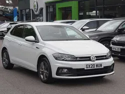 White Used 2020 VW Polo R-line Hatchback | £15,090 (Fair price)
