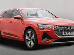 Red Used 2020 Audi e-tron S-Line SUV | £21,435 (Fair price)