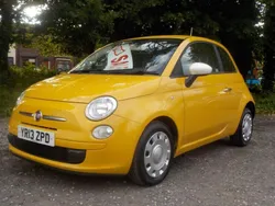 Yellow Used 2013 Fiat 500 S Hatchback | £2,695 (Fair price)