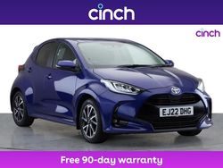 Blue Used 2022 Toyota Yaris Hybrid Design Hatchback | £14,949 (Good price)