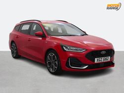 Red Used 2022 Ford Focus ST-Line Estate | £17,895 (A bit pricey)