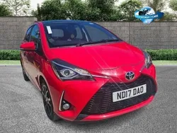 Red Used 2017 Toyota Yaris Design Hatchback | £6,473 (Fair price)