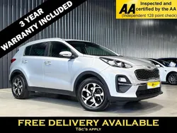Silver Used 2021 Kia Sportage 2 SUV | £15,595 (Good price)