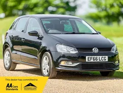 Black Used 2016 VW Polo Match Hatchback | £7,595 (Fair price)