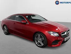 Red Used 2019 Mercedes E220 AMG line Coupe | £22,649 (Good price)