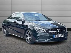 Black Used 2018 Mercedes CLA220 AMG line Sedan | £17,095 (Fair price)