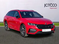 Red Used 2021 Skoda Octavia vRS Estate | £26,000 (Fair price)