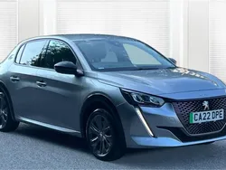 Grey Used 2022 Peugeot e-208 Allure Premium Hatchback | £11,820 (Good price)