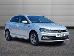 Silver Used 2021 VW Polo R-line Hatchback | £15,295 (Fair price)