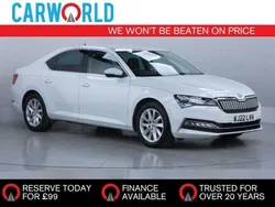 White Used 2022 Skoda Superb SE Technology Hatchback | £14,700 (Fair price)