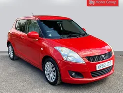 Red Used 2012 Suzuki Swift SZ4 Hatchback | £5,290 (Fair price)