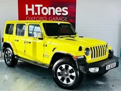 Yellow Used 2023 Jeep Wrangler Overland SUV | £39,995 (Fair price)